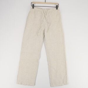 Reformation Cream Wide Leg Pants